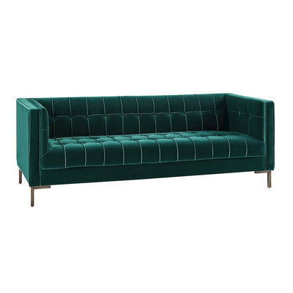 Isaac Green Sofa and Loveseat