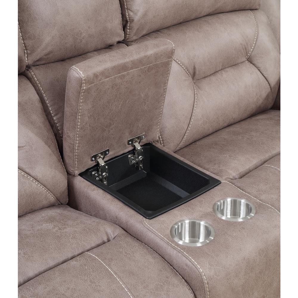 Aria Power Recliner Console - Desert Sand