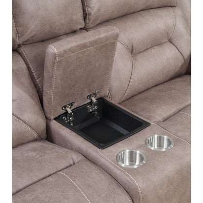 Aria Power Recliner Console - Desert Sand