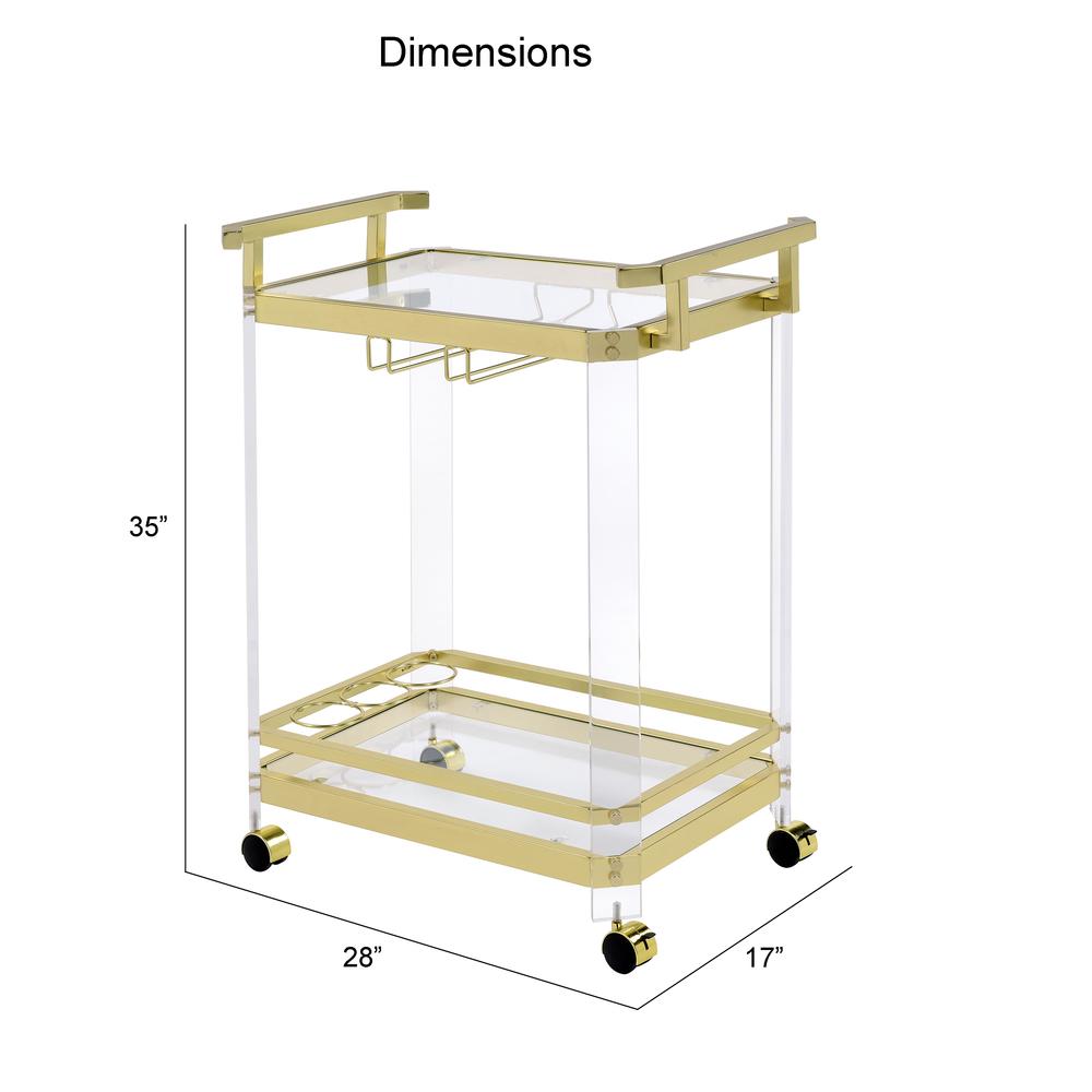 Aerin Server Cart w/Casters