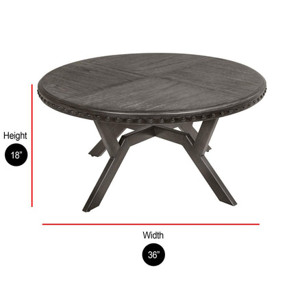 Alamo Round Cocktail Table