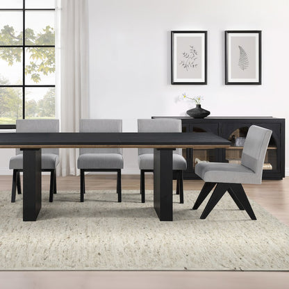 Magnolia Black 5-Piece Side Chair Dining Set