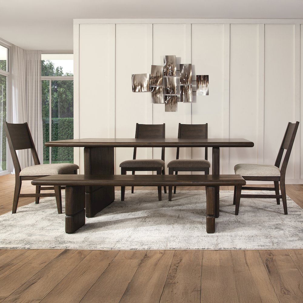 Norvell 6pcs Dining Set (T+4S+1BN)