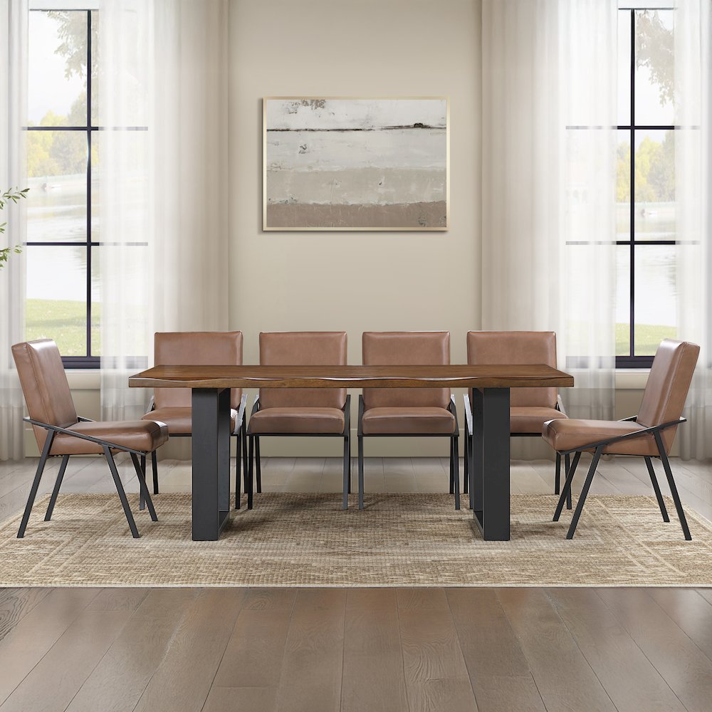 Tucson 7PK Dining Table Set w/ Side c