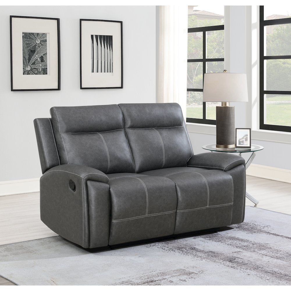 Gaston Manual Reclining Loveseat