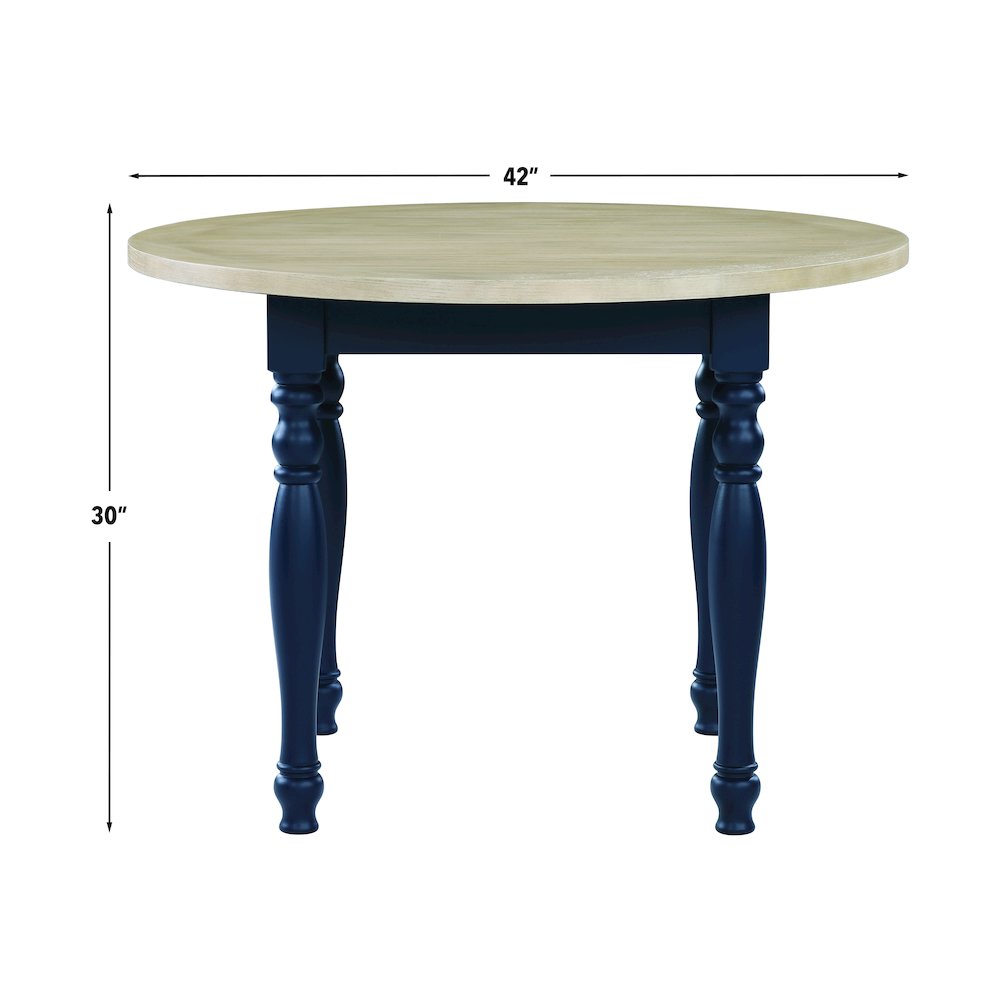 Darcy 5pc Dining Set Blue