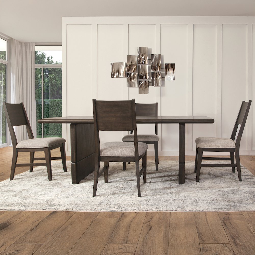 Norvell 5pcs Dining Set (T+4S)