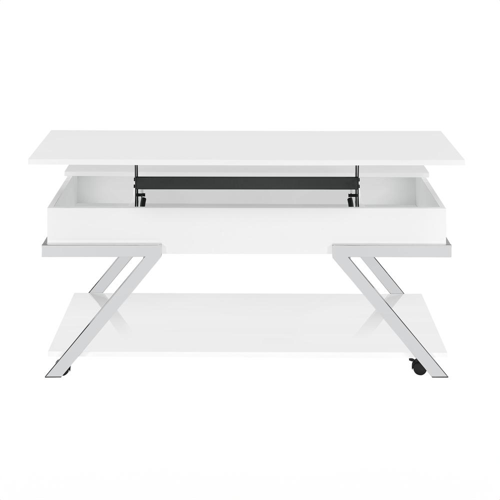 Zena Lift-Top Cocktail Table with Casters