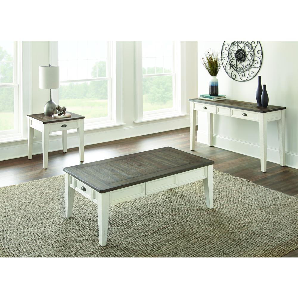 Cayla Sofa Table Dark Oak/