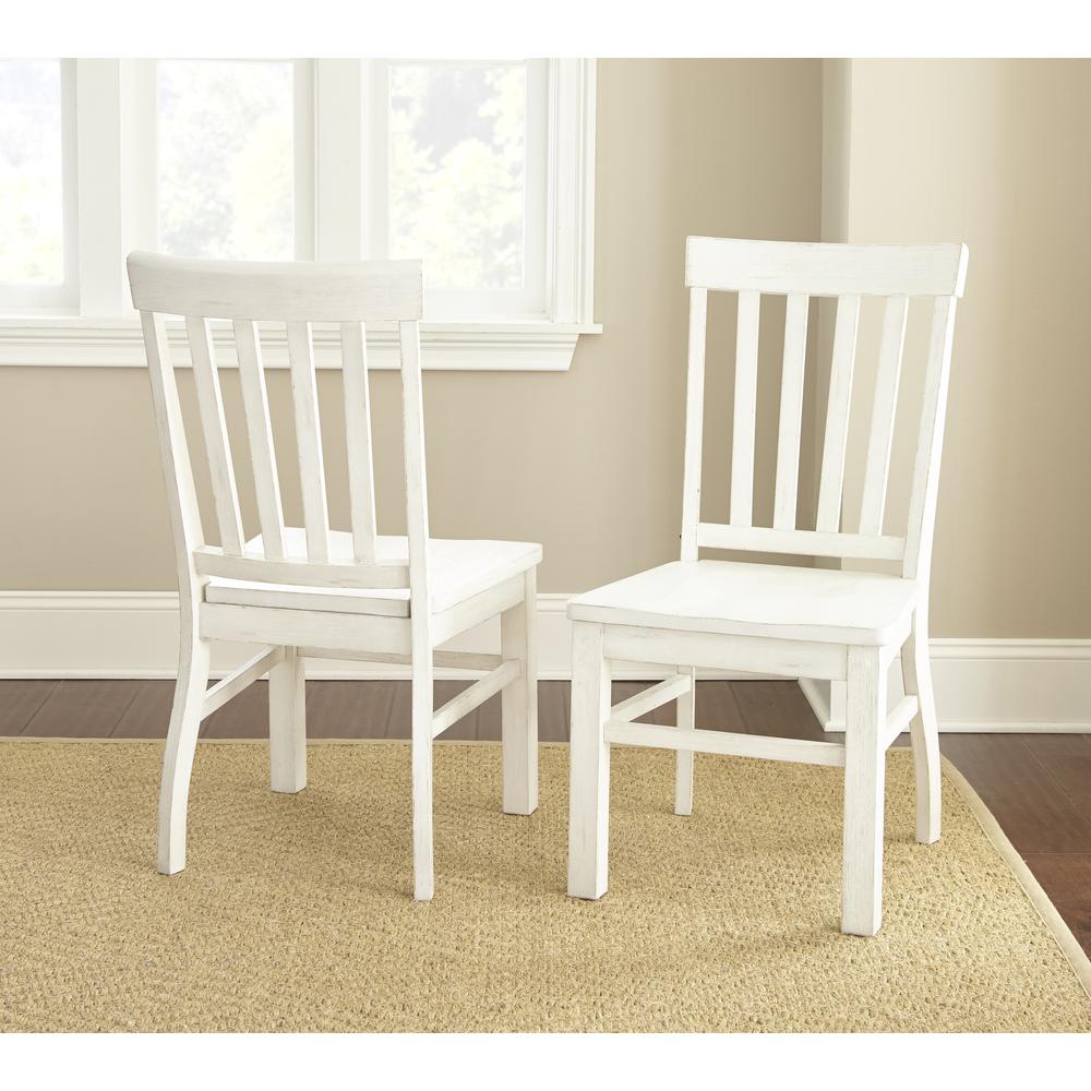 Cayla White Side Chair - set of 2