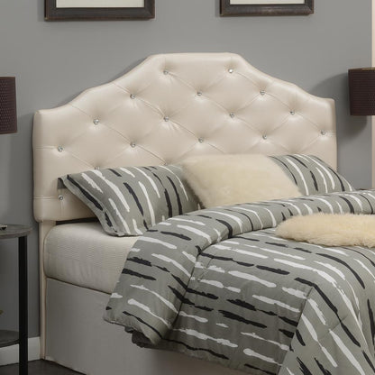 Dawson Queen Headboard Silver PU
