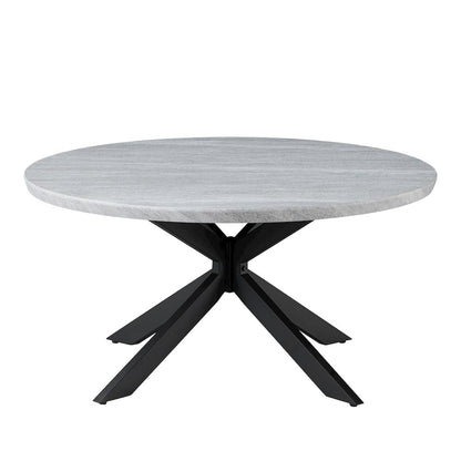 Keyla Faux-Marble Round Cocktail Table