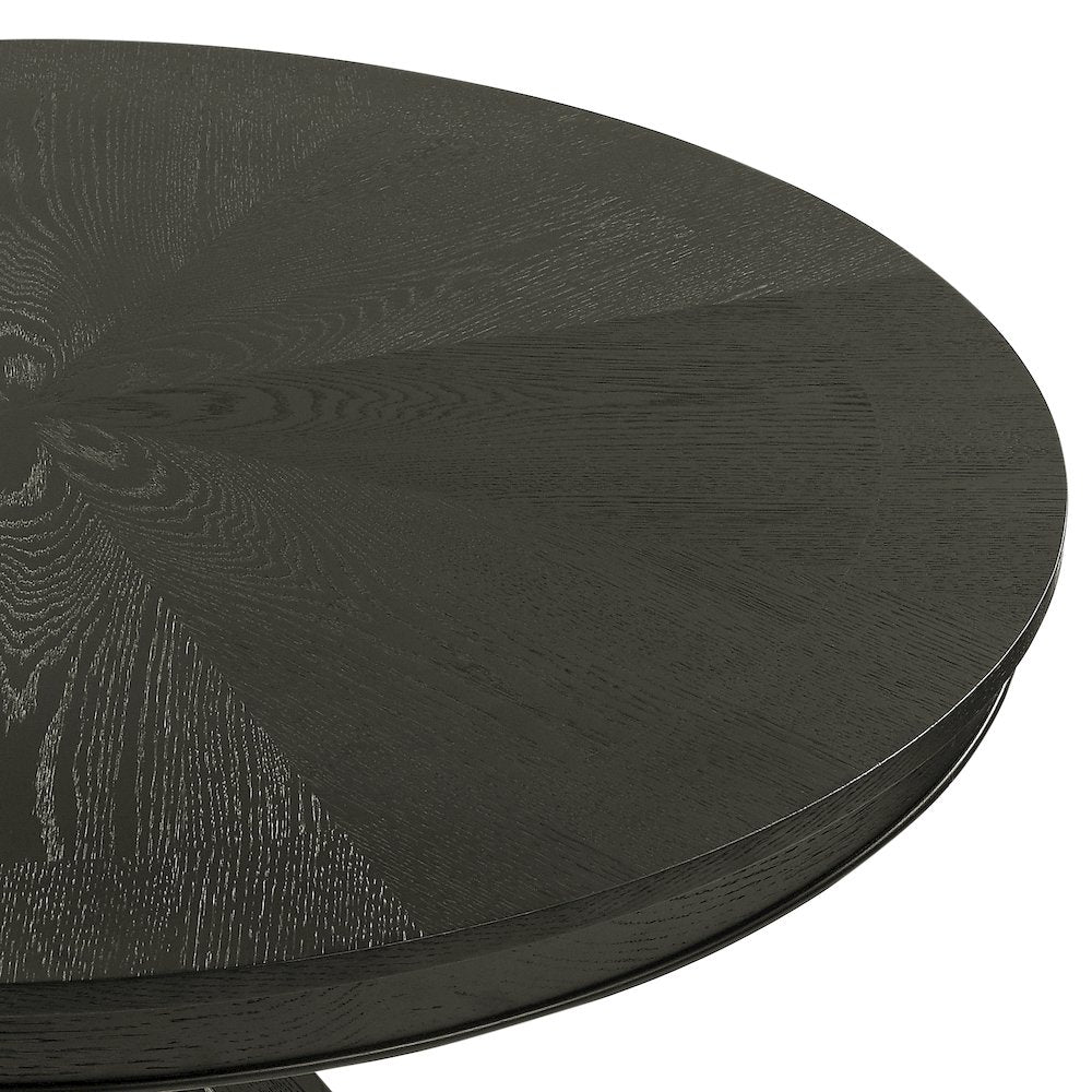 Rylie Dining Table, Black Finish