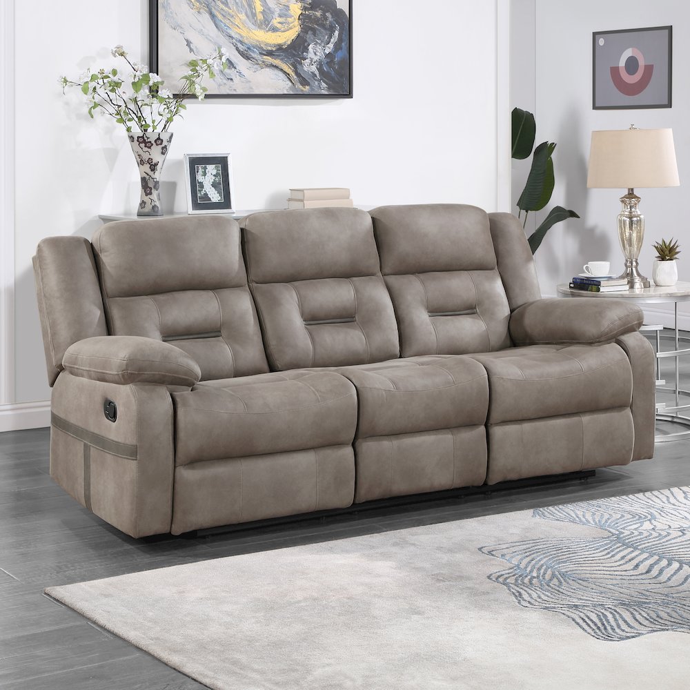 Abilene Tan Manual Sofa