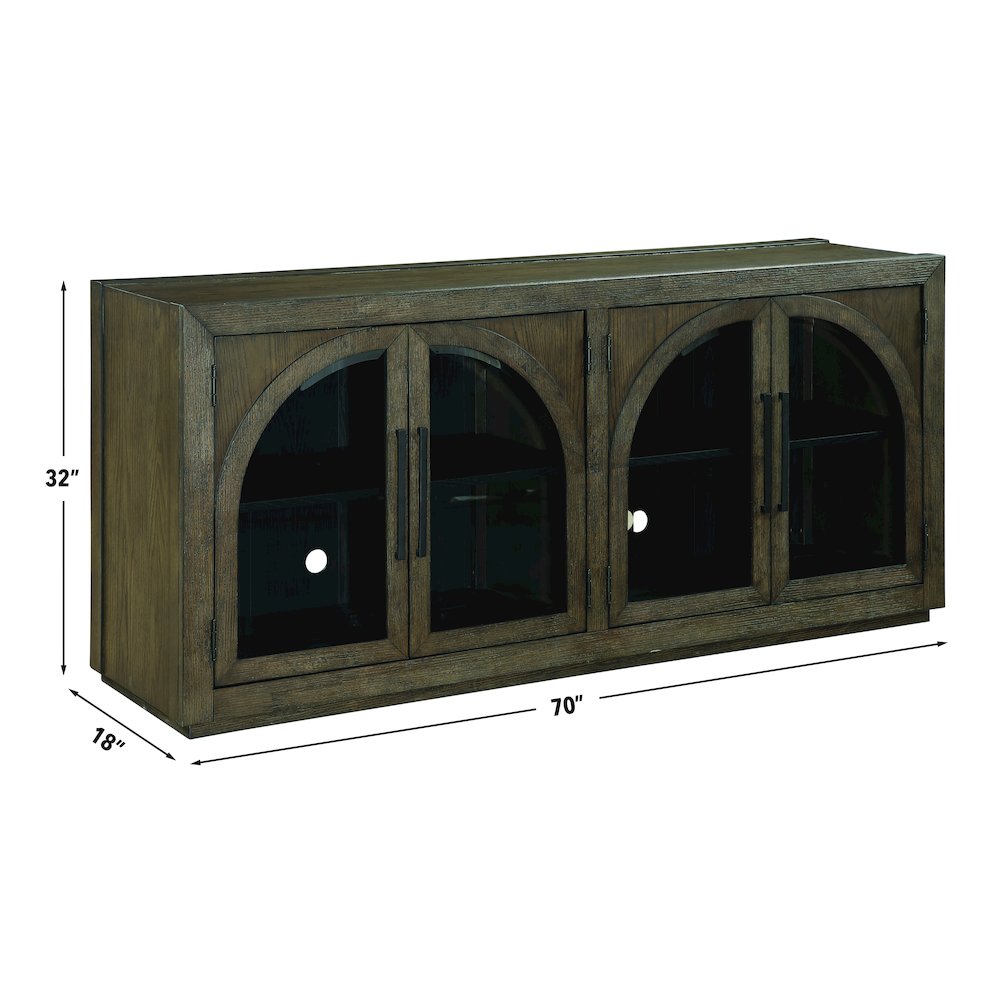 Burlington 70" Cathedral Doored Server