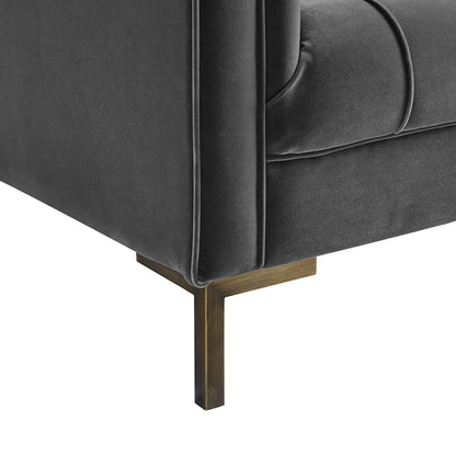 Isaac Gray Sofa and Loveseat