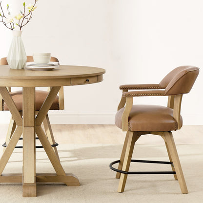 Rylie Counter Table, Natural Finish