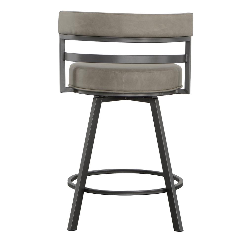 Gene Swivel 24-inch Swivel Counter Stool