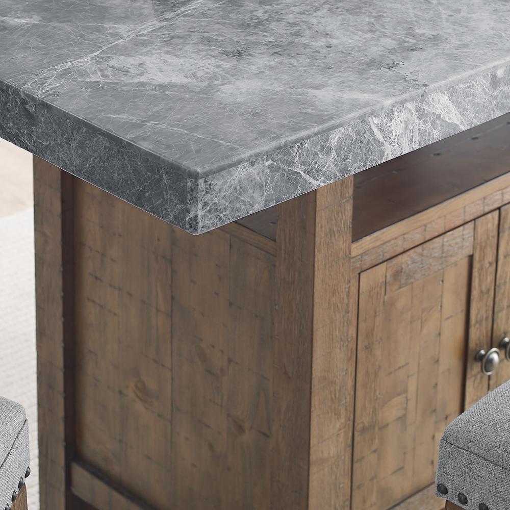 Grayson Gray Marble Counter Table