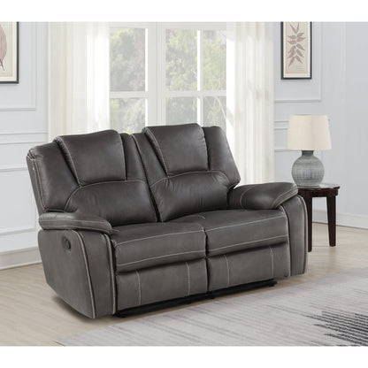 Katrine Charcoal Manual Loveseat