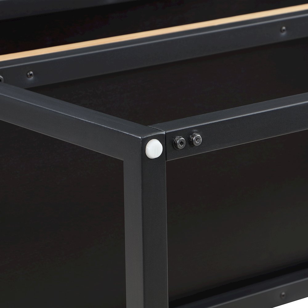 Magnolia Black Bookcase
