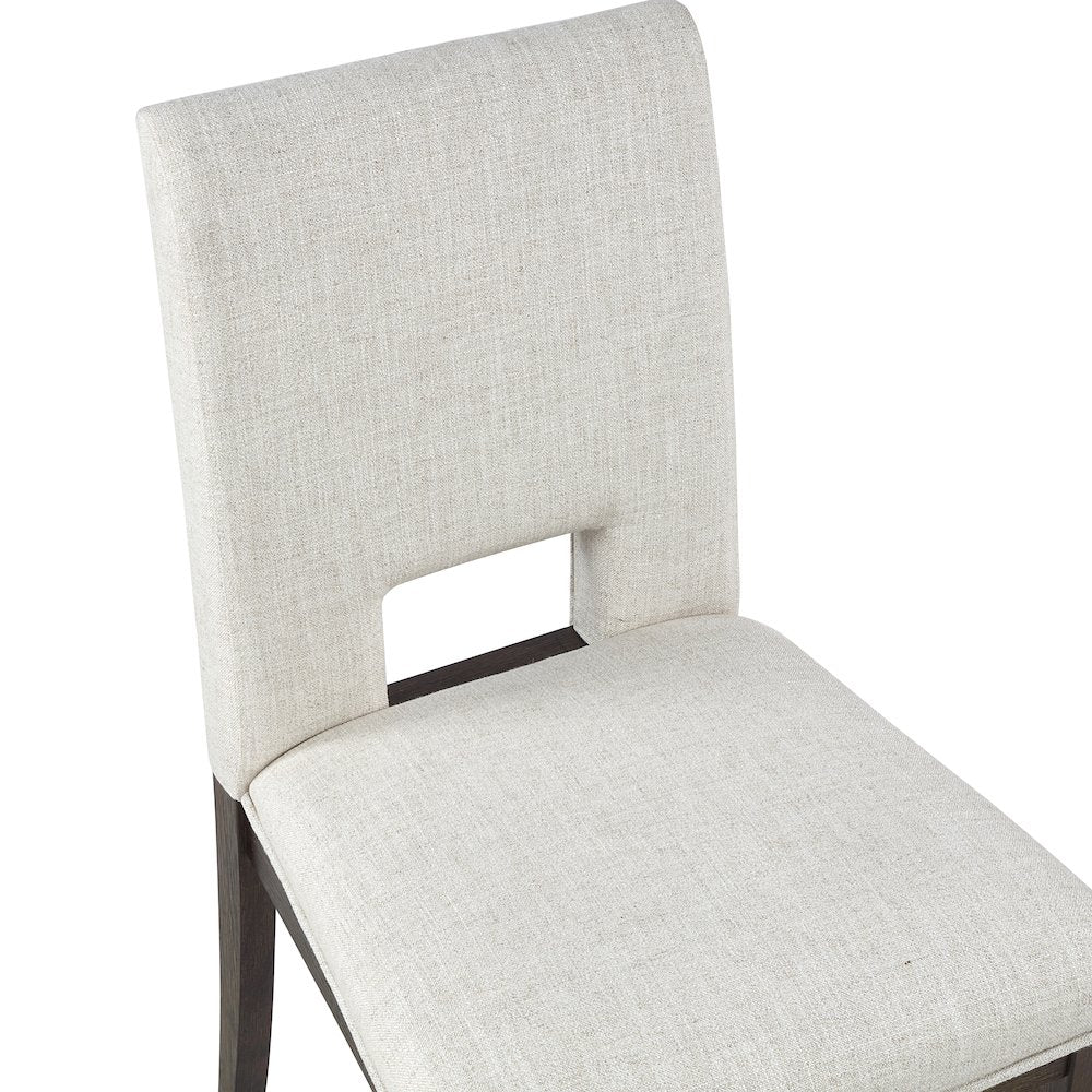 Evan 5-Piece 78-96 Inch w/18-inch leaf Table, 5 White Chairs