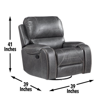 Keily Gray Manual Recliner