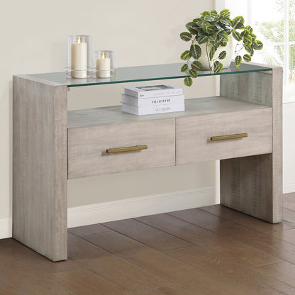 Garland Blonde Sofa Table