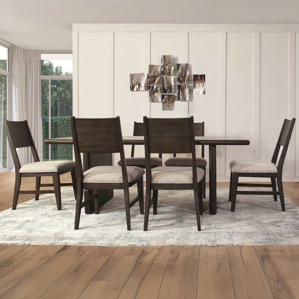 Norvell 7pcs Dining Set (T+6S)