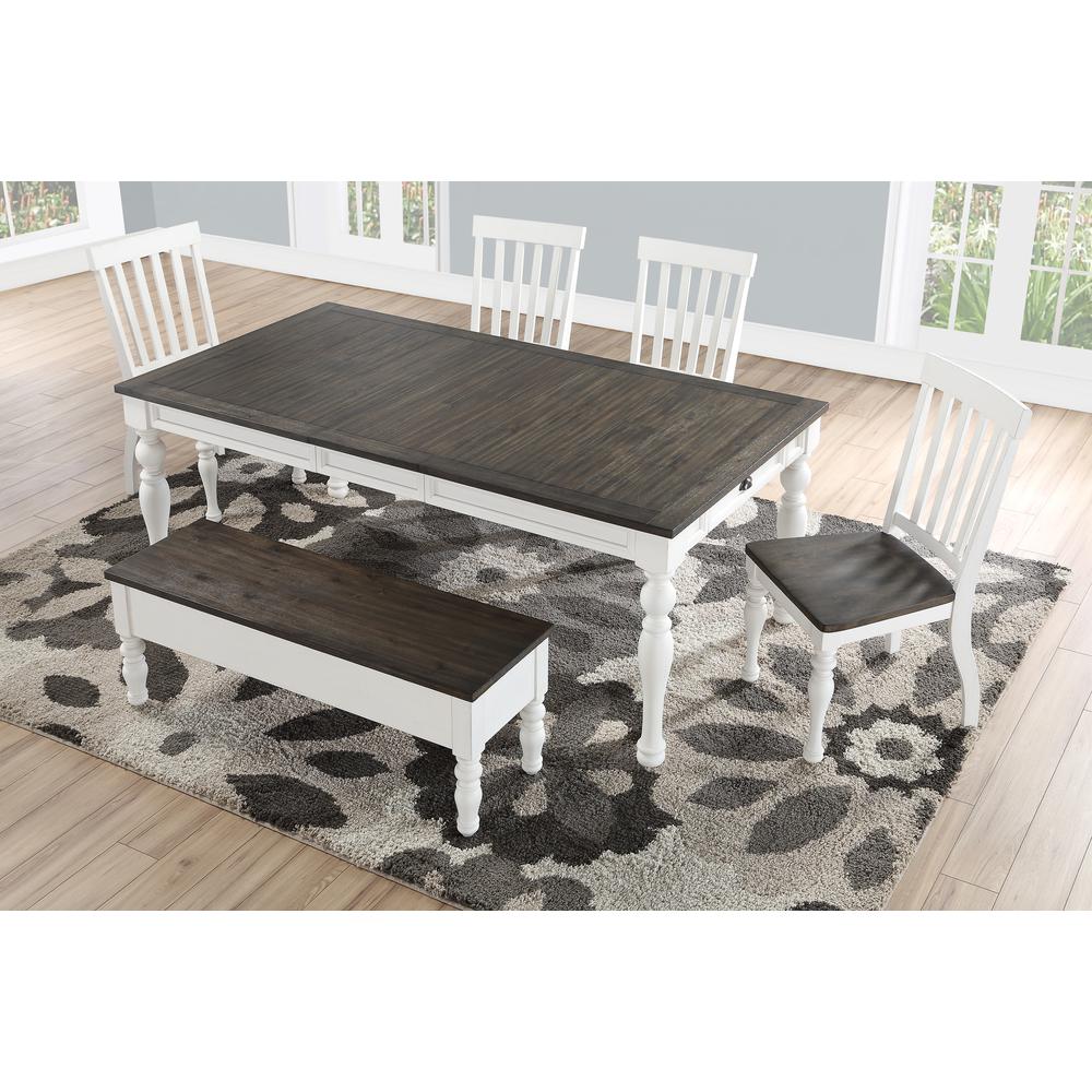 Joanna Two Tone Storage Bench