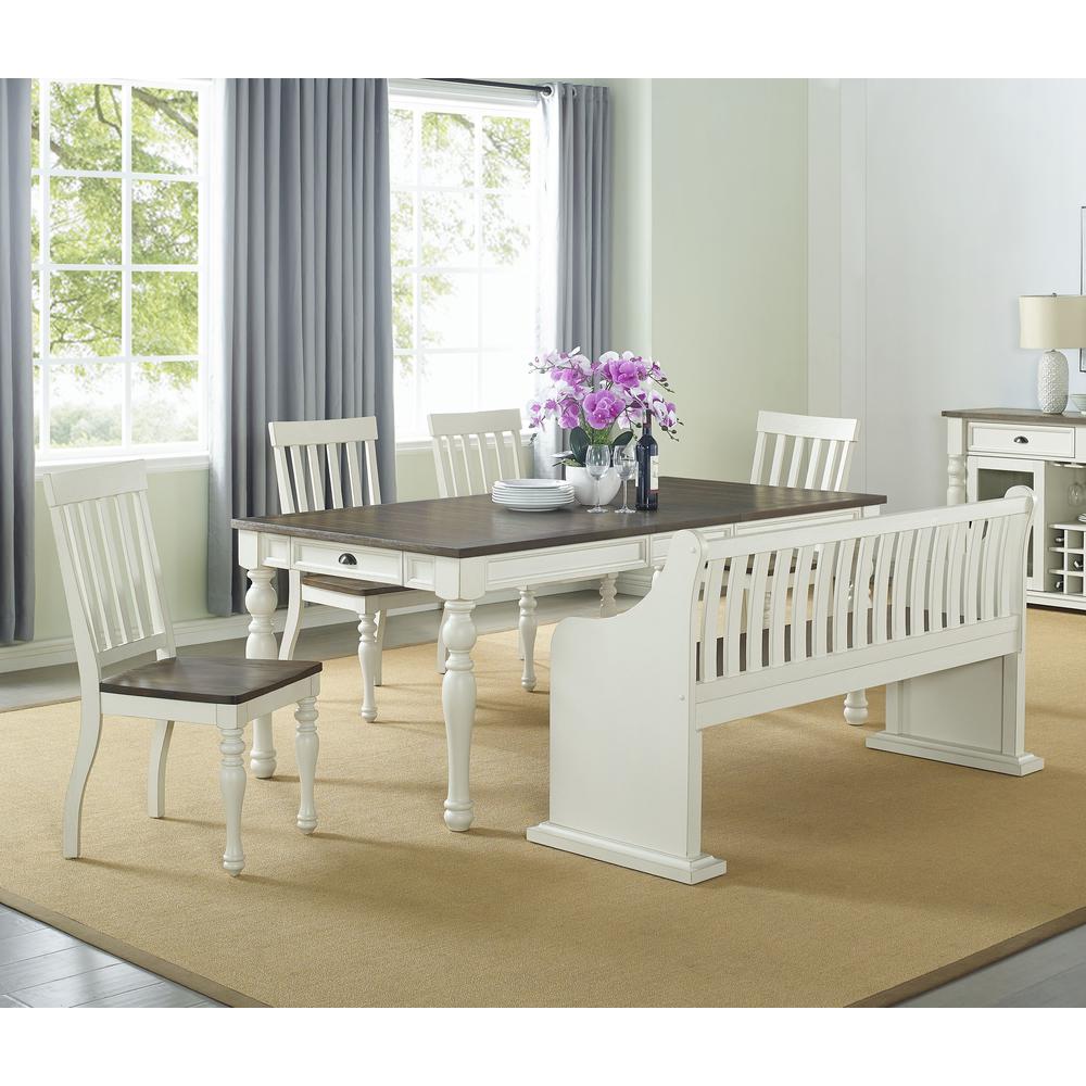 Joanna Two Tone Storage Bench