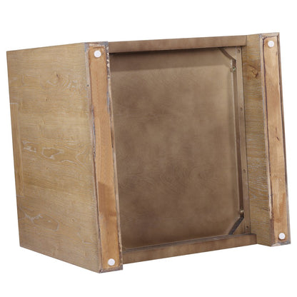 Aubrey End Table, Brown