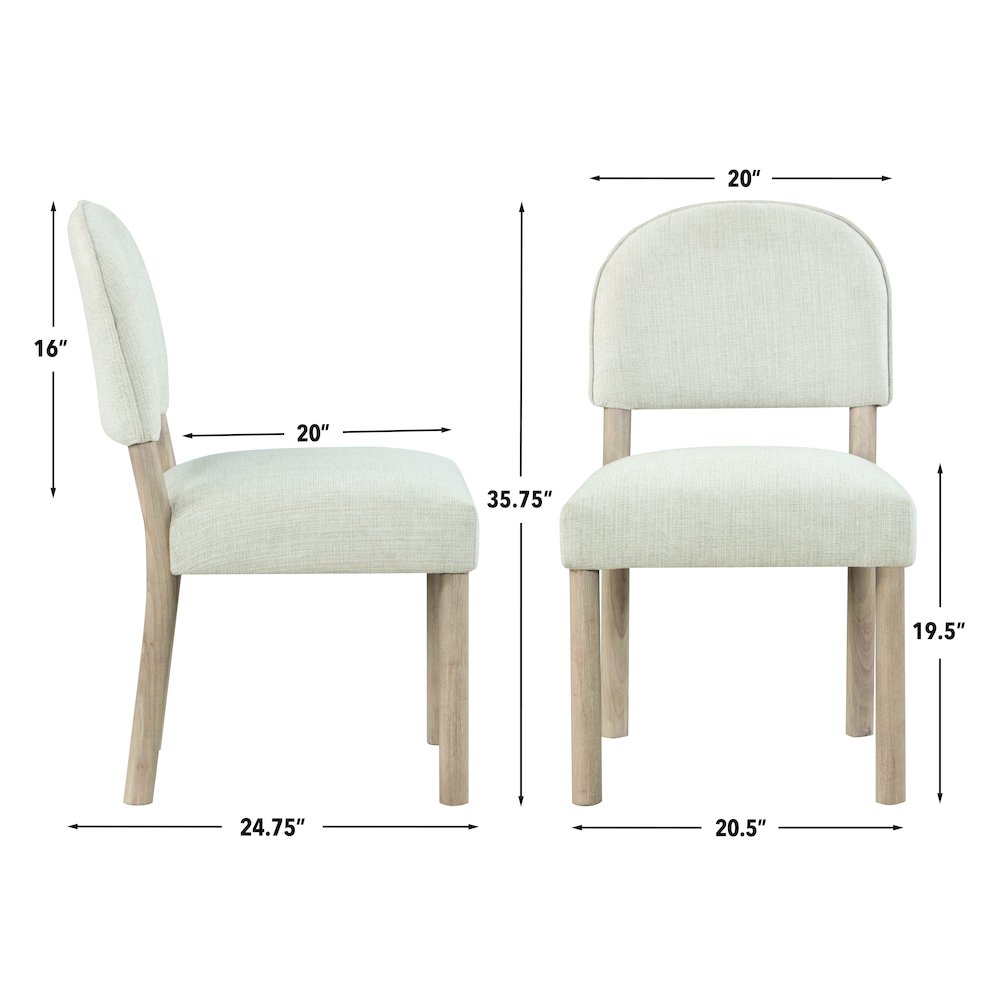 Gabby 5pc Round Dining Set