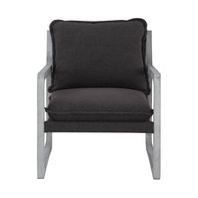 Kai Upholstered Accent Chair, Black