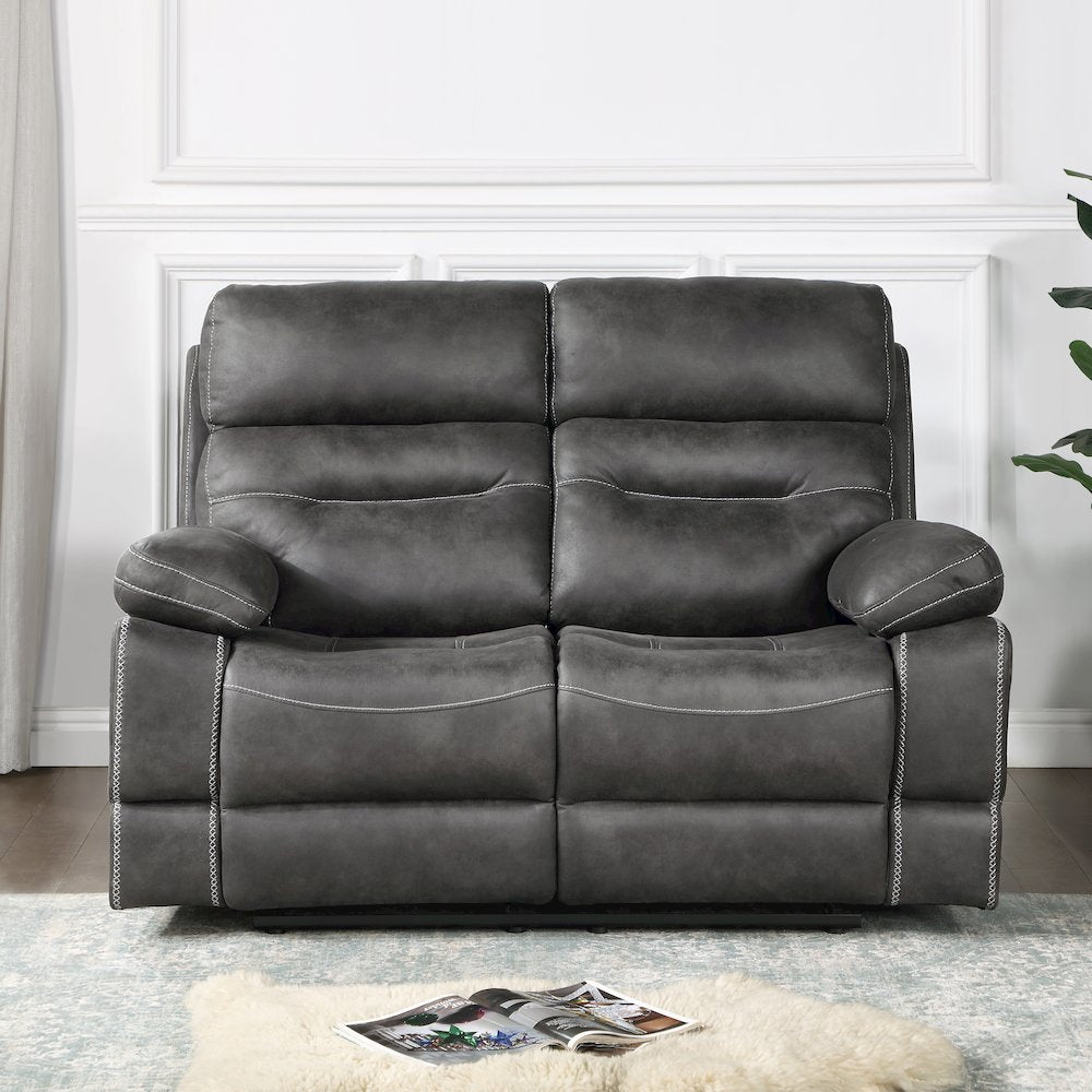 Rudger Gray Manual Loveseat