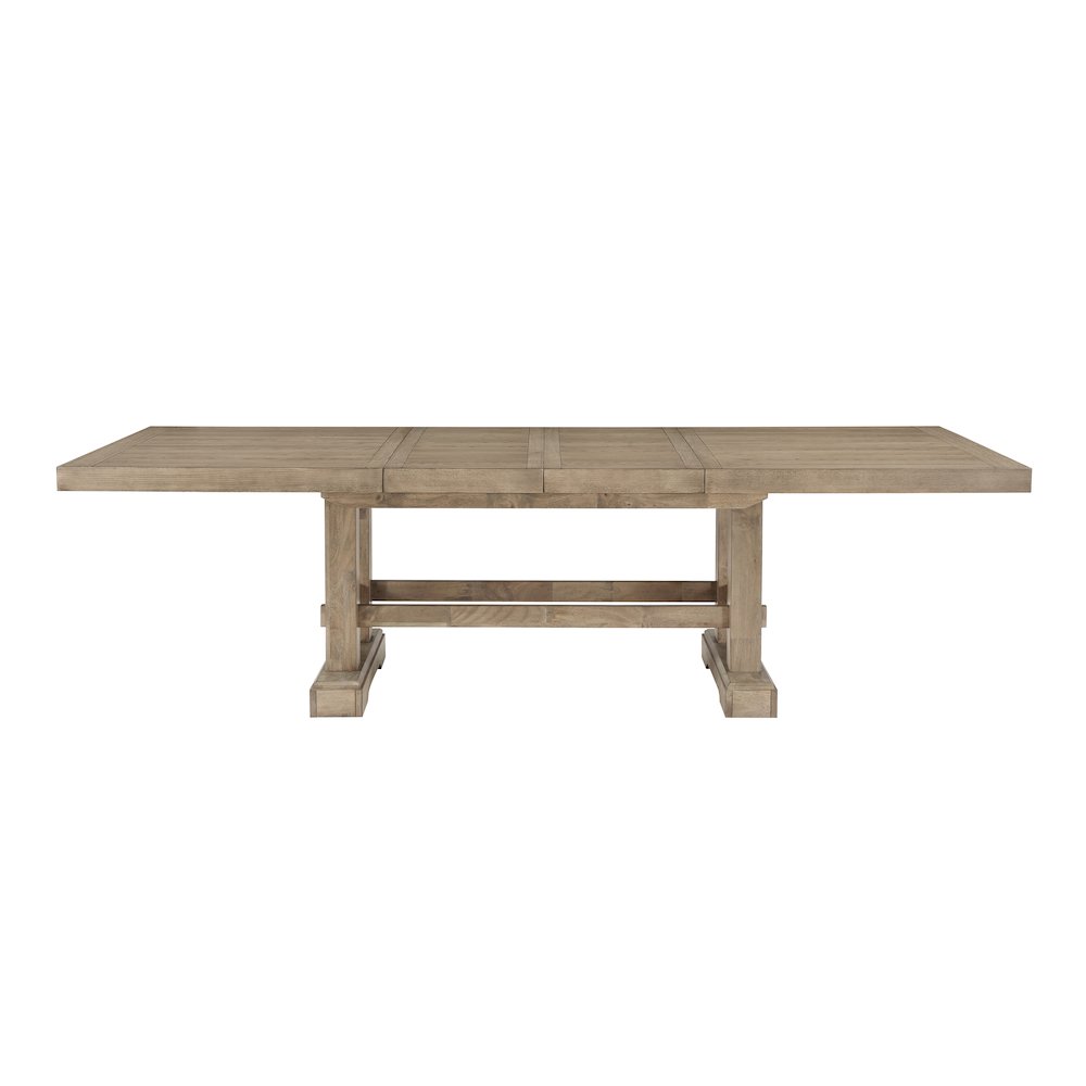 Napa 108-inch Dining Table with 2/18-inch Leaves, Sand