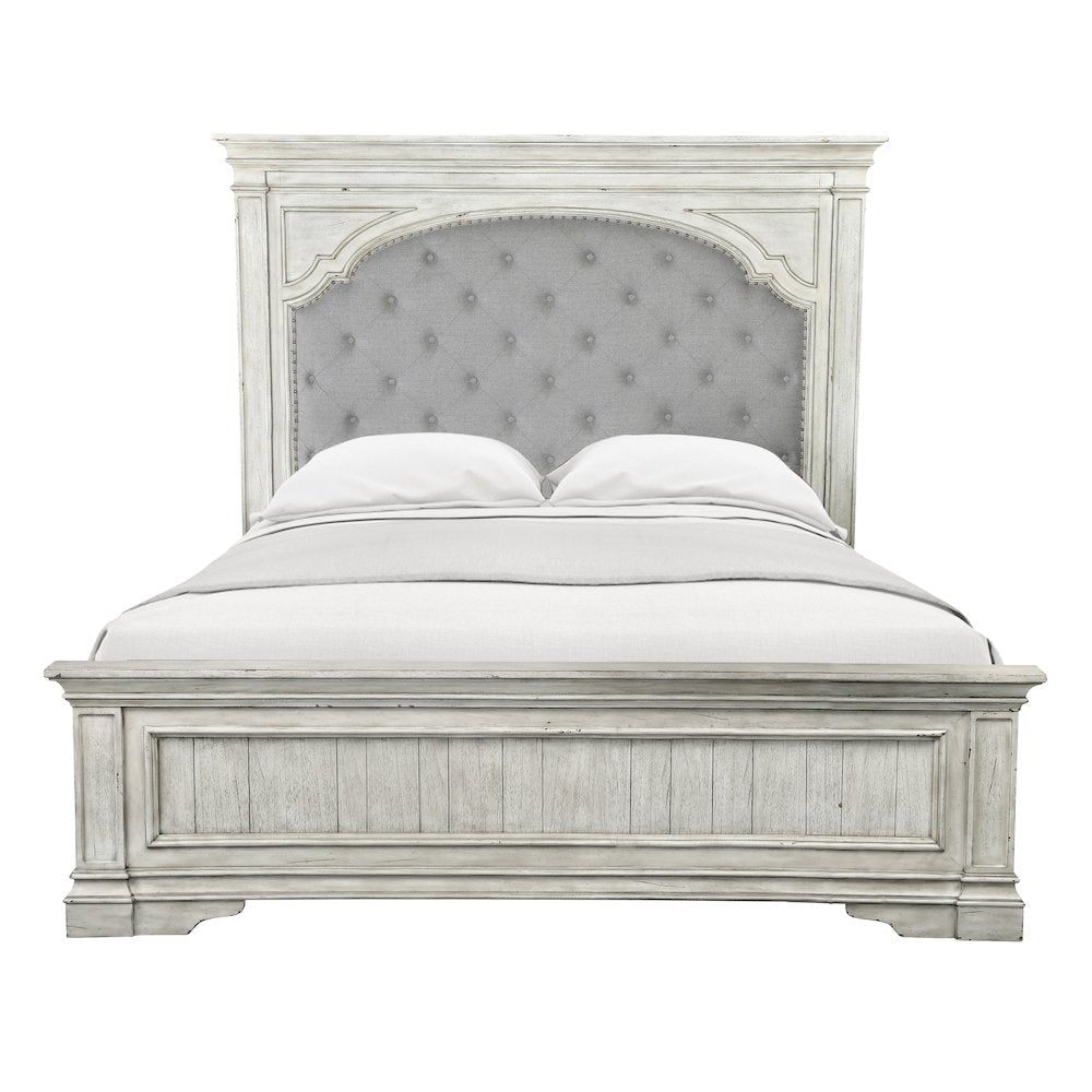Highland Park Queen Bed Ivory