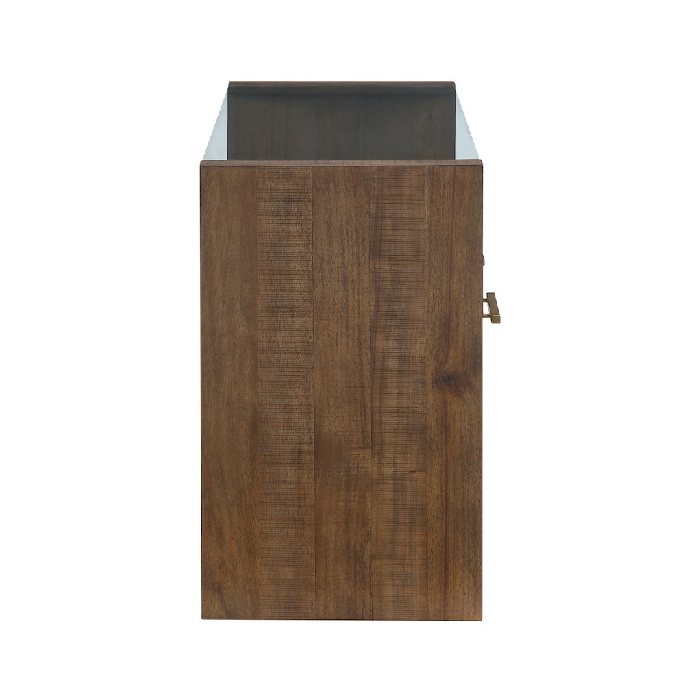 Garland Glass Top Sofa Table, Toffee Finish