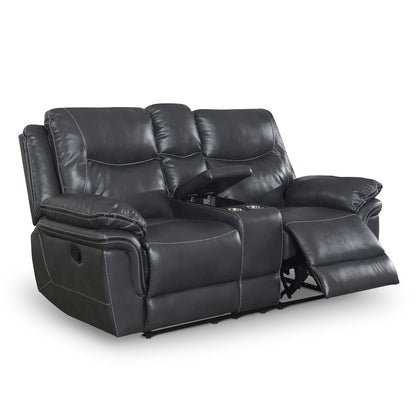 Isabella Console Loveseat Grey