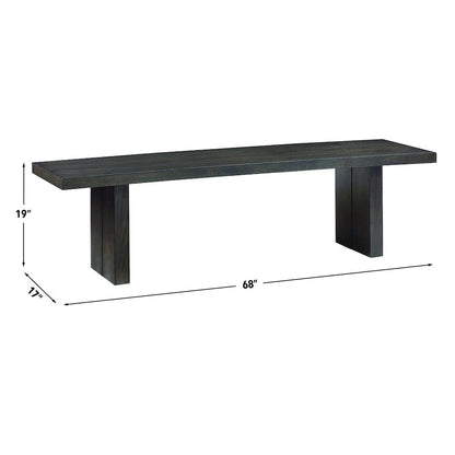 Evan 68" Wooden Dining Bench