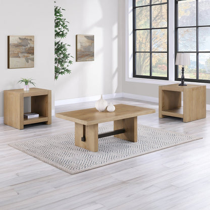 Aubrey 48″ Coffee Table, Brown