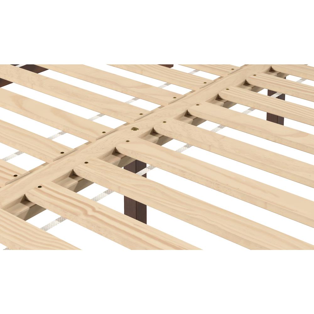 Nix Solid Wood Full Platform bed, Natural