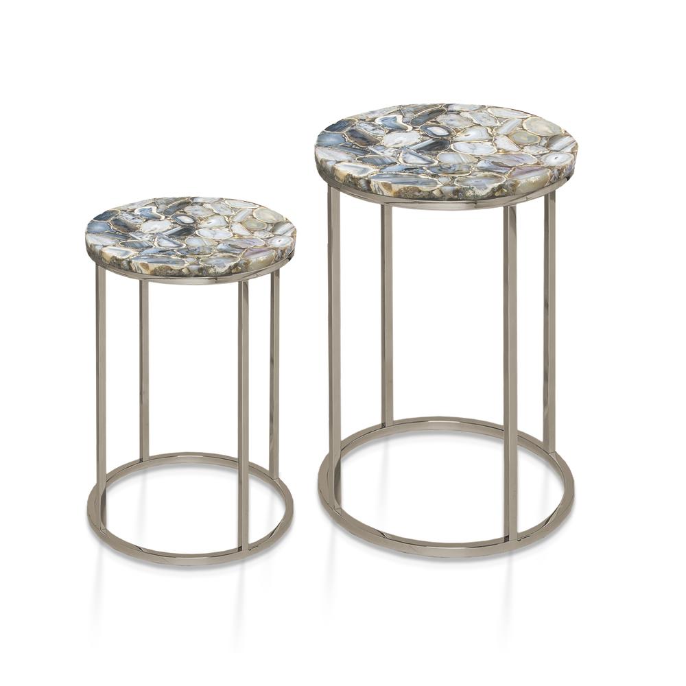 Onyx Agate Top Nesting Table