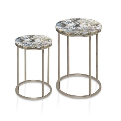 Onyx Agate Top Nesting Table