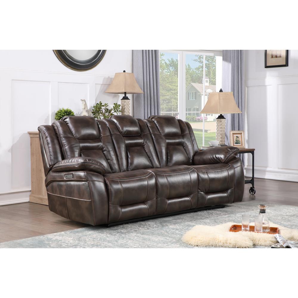 Oportuna Dual Power Sofa with/Drop Down Table