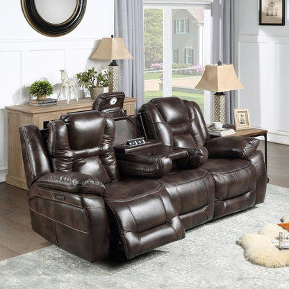 Oportuna Dual Power Sofa with/Drop Down Table