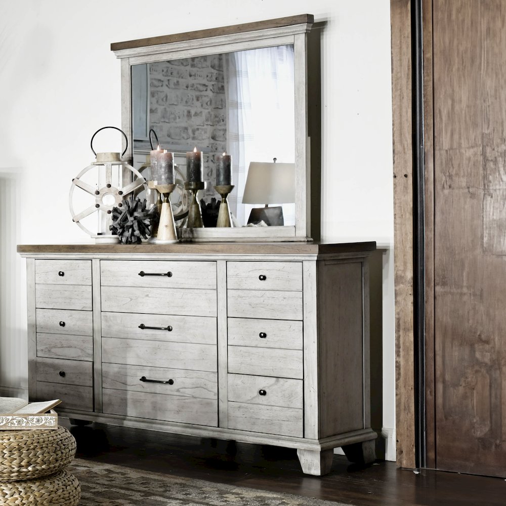 Bear Creek Dresser & Mirror