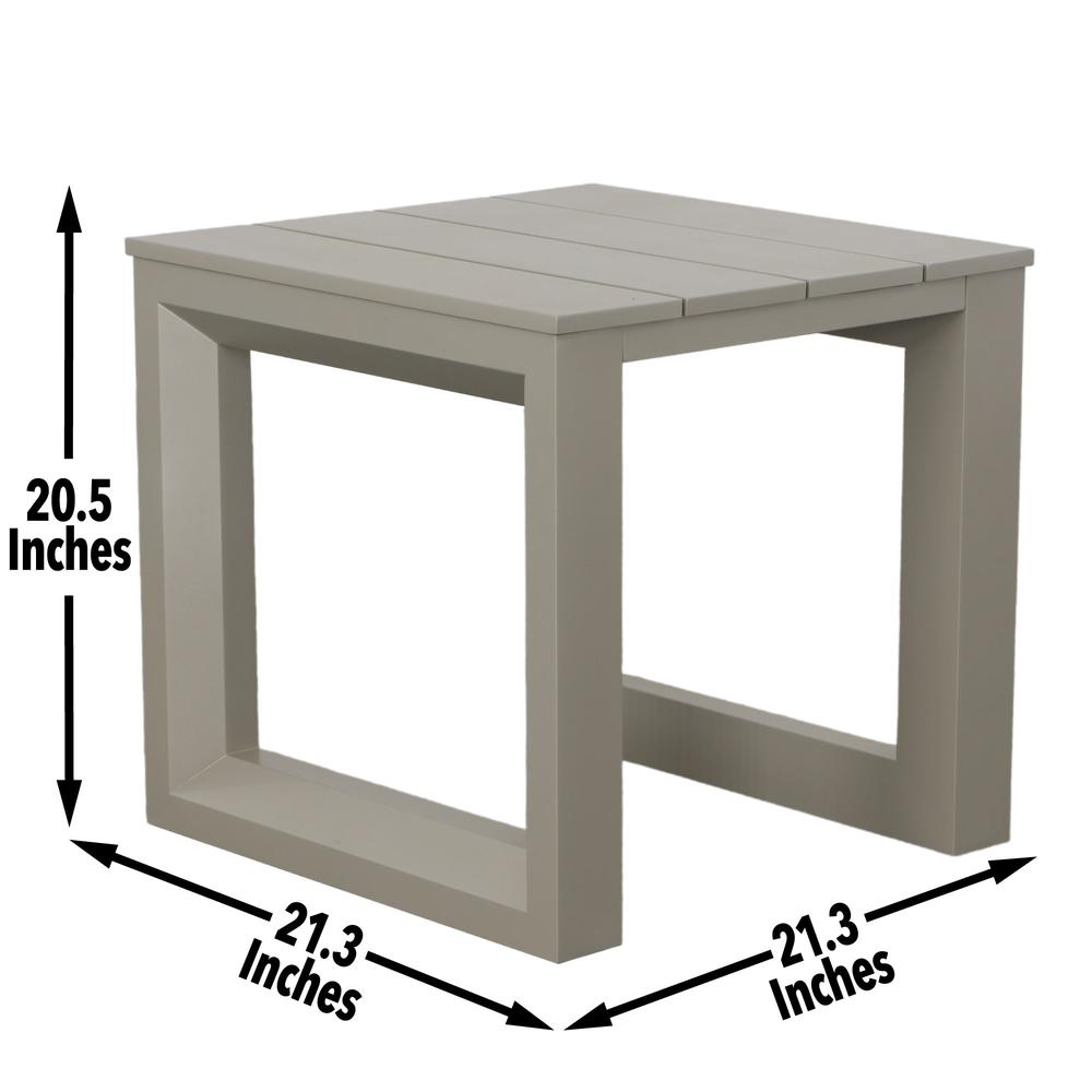 Dalilah Patio Square End Table