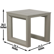 Dalilah Patio Square End Table