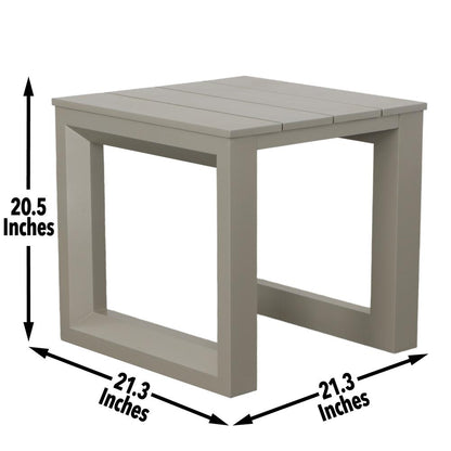Dalilah Patio Square End Table